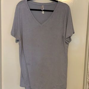 LuLaRoe Light Blue Christie Tee